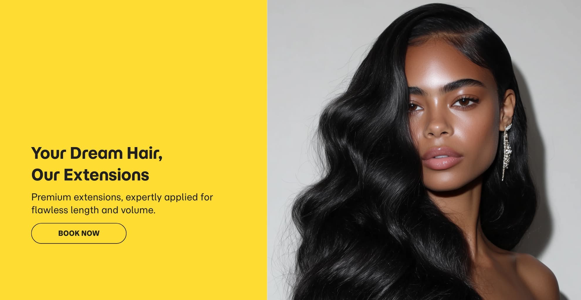 Professional hair styling at Hair Rituals